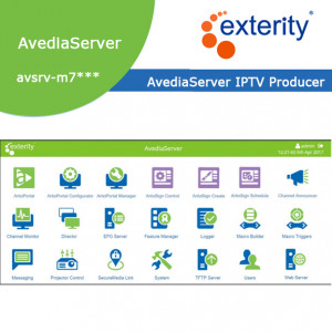 EXTERITY AvediaServer m7300 IPTV Creator Software