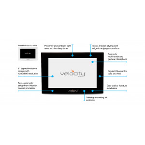 ATLONA 8'' Touch Panel for Velocity Control System