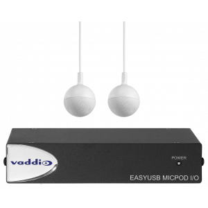 VADDIO EasyUSB MicPOD I/O w/Two C-MICs (World Wide)