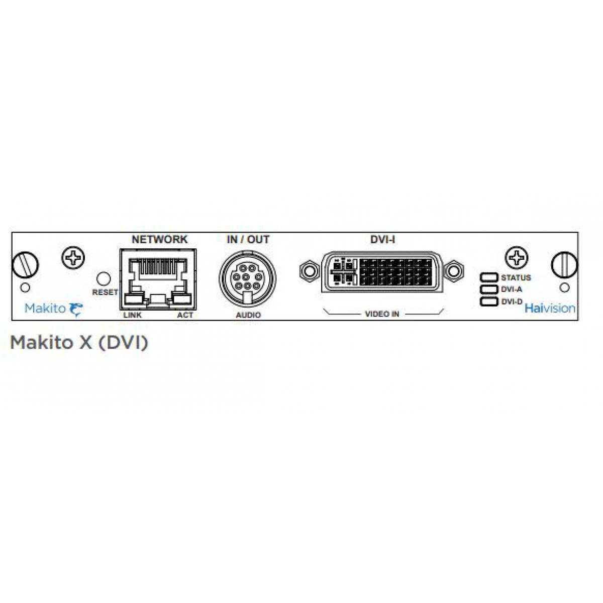 HAIVISION Makito X Single DVI Encoder Appliance H264 High P Brand