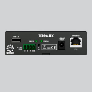 TERRACOM IP Audio Decoder/Encoder 2 in/out, RS232, USB2.0