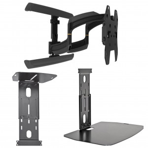 CHIEF thinstall swing arm + component shelf + camera Shelf